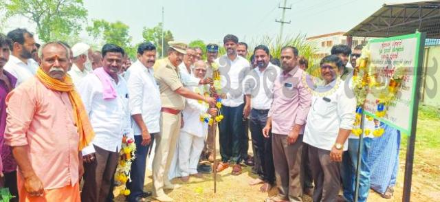 ಸುಮಾರು 2.18 ಕೋಟಿ ವೆಚ್ಚದಲ್ಲಿ ಅಗ್ನಿಶಾಮಕ ಠಾಣೆ ನಿರ್ಮಾಣ ಕಾಮಗಾರಿಗೆ ಶಾಸಕ ಜೆ.ಎನ್‌.ಗಣೇಶ ಶಂಕುಸ್ಥಾಪನೆ  