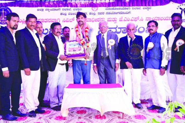 ಸರ್ಕಾರದಿಂದ 25 ಕೋಟಿ ಅನುದಾನ ತಂದು ನೂತನ ನ್ಯಾಯಾಲಯ ಕಟ್ಟಡ ನಿರ್ಮಿಸುವ ಭರವಸೆ  ಶಾಸಕ ಜೆ.ಎನ್‌.ಗಣೇಶ   