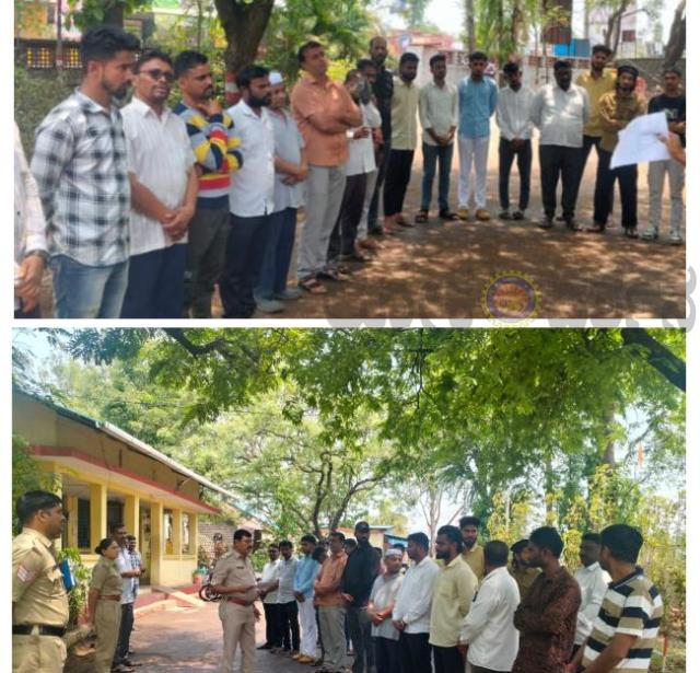 ಅಕ್ರಮ ಚಟುವಟಿಕೆ ಎಸಗಿದರೆ ಗಡಿಪಾರದ ಎಚ್ಚರಿಕೆ: ಪೊಲೀಸ ಠಾಣೆಯಲ್ಲಿ ರೌಡಿಶೀಟರ್ ಗಳ ಪರೇಡ್ 