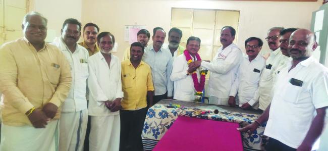 ಸಹಕಾರ ಸಂಘದ ನೂತನ ಅಧ್ಯಕ್ಷರಾಗಿ ಸಿ.ಯಂಕಪ್ಪ ಅವಿರೋಧ ಆಯ್ಕೆ 