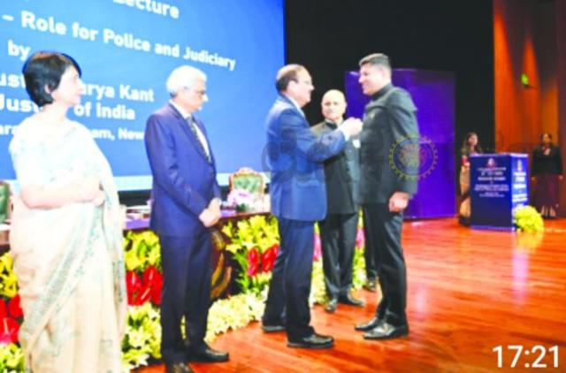 ಅಶ್ವಿನ್ ಎ. ಶೇಣ್ವಿಗೆ ಅತ್ಯುತ್ತಮ ಸೇವಾ ಪ್ರಶಸ್ತಿ 