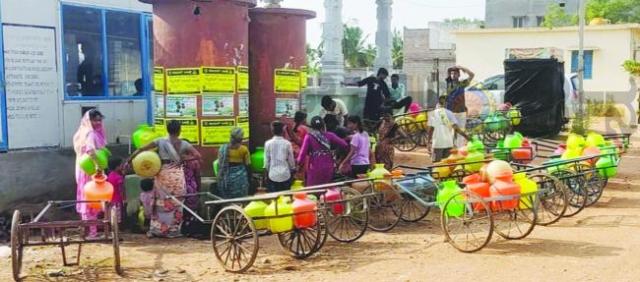 ಕೊಂಚಗೇರಿಯಲ್ಲಿ ನೀರಿನ ಸಮಸ್ಯೆಗೆ ಶಾಶ್ವತ ಪರಿಹಾರದ ಬೇಡಿಕೆ 