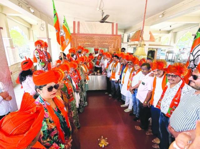 ಪಂಚರಾಜ್ಯ ಚುನಾವಣೆಯಲ್ಲಿ ಬಿಜೆಪಿ ಗೆಲುವು: ಸಂಭ್ರಮಾಚರಣೆ 