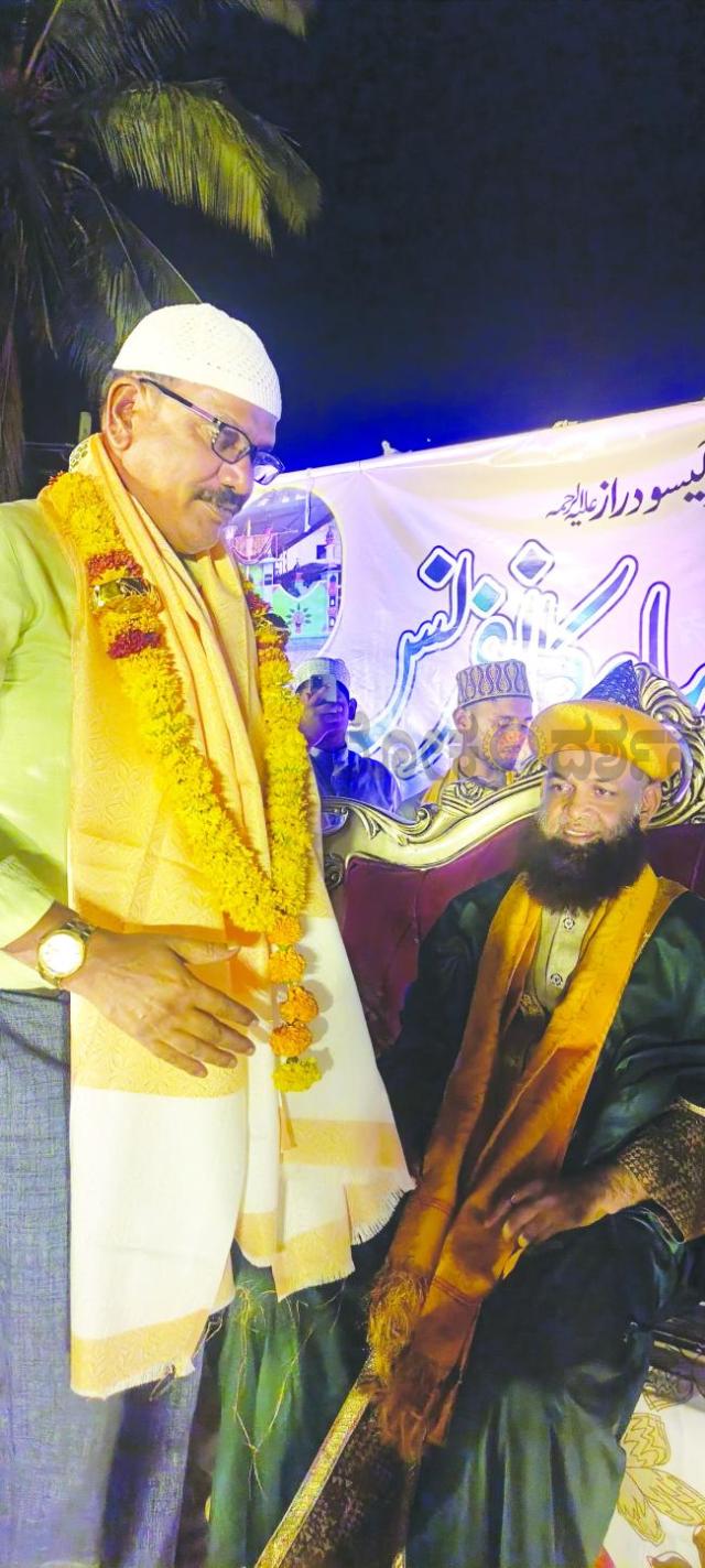 ನಜೀರುದ್ದಿನ ತಾಡಪತ್ರಿಯವರಿಗೆ ಸನ್ಮಾನ್  