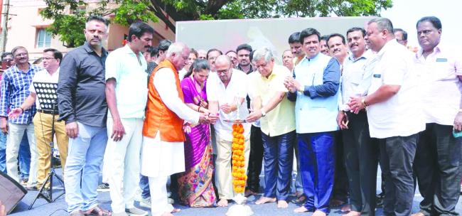 ಹುಬ್ಬಳ್ಳಿಯಲ್ಲಿ  ‘ರುದ್ರಾಭಿಷೇಕಂ’ ಚಿತ್ರದ ಹಾಡುಗಳ ಬಿಡುಗಡೆ   