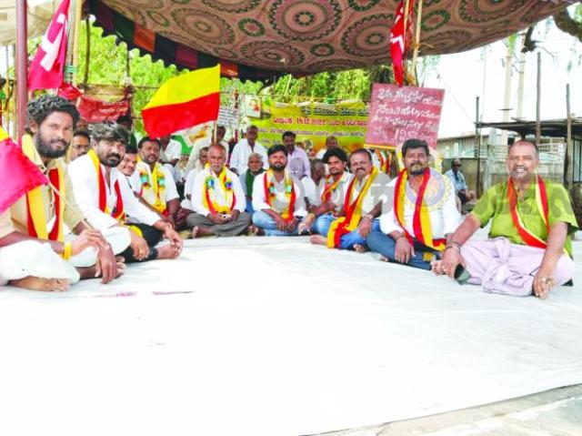 ಕುಡತೀನಿ ಭೂ ಸಂತ್ರಸ್ತರ ಹೋರಾಟ 1251ನೇ ದಿನಕ್ಕೆ; ಉಪವಾಸ ಸತ್ಯಾಗ್ರಹ 9ನೇ ದಿನಕ್ಕೆ ಮುಂದುವರಿಕೆ