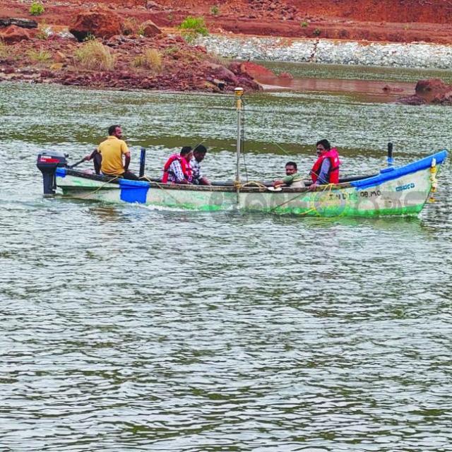 ಗಂಗಾವಳಿ ನದಿಯಲ್ಲಿ ಬ್ಯಾಥಮೆಟ್ರಿ ಸರ್ವೇ ಕಾರ್ಯ 