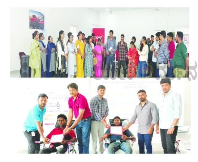 ಎಂ.ರಾಜಶೇಖರ ಪುಣ್ಯಸ್ಮರಣೆಯಲ್ಲಿ ರಕ್ತದಾನ ಶಿಬಿರ50ಕ್ಕೂ ಹೆಚ್ಚು ದಾನಿಗಳಿಂದ ಸ್ವಯಂಪ್ರೇರಿತ ರಕ್ತದಾನ; ರಕ್ತದಾನವೇ ಶ್ರೇಷ್ಠ ದಾನ ಎಂದು ಎಂ.ಶ್ರೀದೇವಿ ಕರೆ