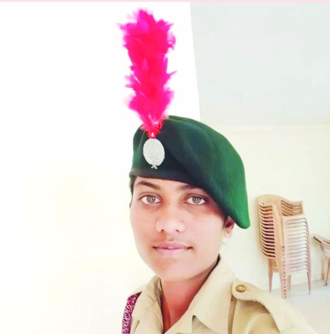 ಆರತಿ ಬೀರ​‍್ಪ ಹಿಟ್ಟನಗಿ ಭಾರತೀಯ ಸೇನೆಗೆ ಆಯ್ಕೆ 