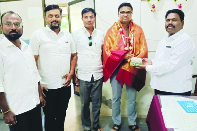 ಅಥಣಿ ಸರ್ವೇ ಕಚೇರಿಗೆ ಎಡಿಎಲ್‌ಆರ್ ಚೇತನ ಹುಸೂರ್ ನೇಮಕ 