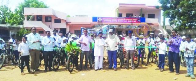 ವಿಶ್ವ ಪರಿಸರ ದಿನಾಚರಣೆ ಸೈಕಲ್ ಜಾಥಾ ಮೂಲಕ ಅರಿವು   