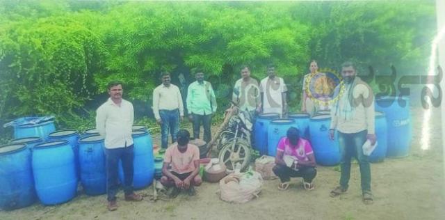 ಅಬಕಾರಿ ಇಲಾಖೆ: ಅಕ್ರಮವಾಗಿ ಕಳ್ಳಭಟ್ಟಿ ಸಾರಾಯಿಯ ಆರೋಪಿಗಳನ್ನು ದಸ್ತಗಿರಿ ಮಾಡಿ ಪ್ರಕರಣ ದಾಖಲು 