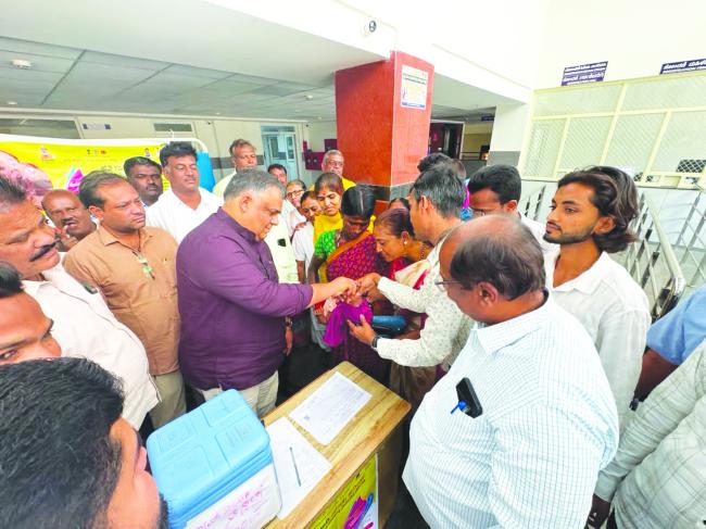ಪೋಲಿಯೊ ಮುಕ್ತ ಸಮಾಜಕ್ಕೆ ಎಲ್ಲರ ಸಹಕಾರ ಅಗತ್ಯ: ಶಾಸಕ ಪಠಾಣ್   