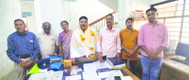 ನಿವೃತ್ತಿ ಆದ ಸಿಪಿಐ ಸುರೇಶ ಬಾಬು ಅವರಿಗೆ ಸತ್ಕಾರ