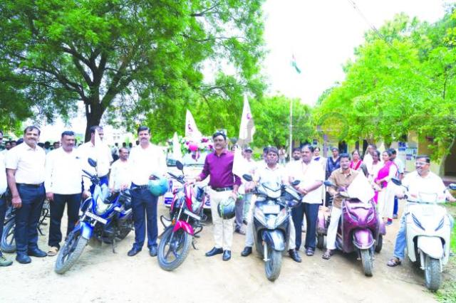 ಕೊಟ್ಟೂರಿನಲ್ಲಿ ಮತದಾರರ ಜಾಗೃತಿ ಜಾಥಾ 