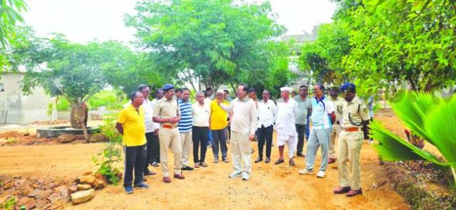 ಮುದ್ದೇಬಿಹಾಳದಲ್ಲಿ 3 ಕೋಟಿ ವೆಚ್ಚದ ‘ಟ್ರೀ ಪಾರ್ಕ’ ಕಾಮಗಾರಿ ಪರೀಶೀಲನೆ  