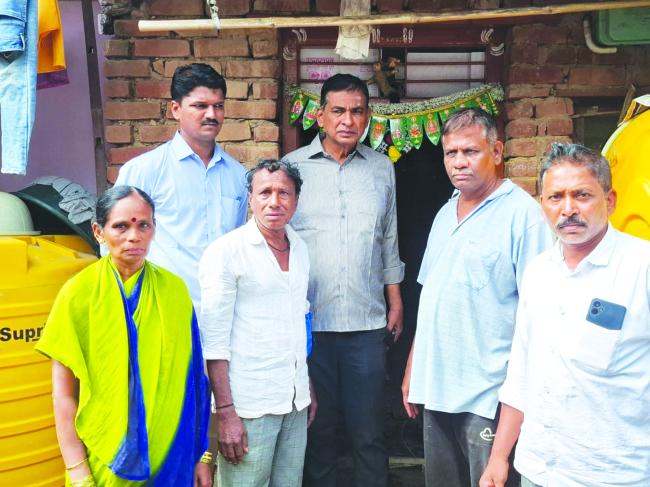 ಭಾರಿ ಮಳೆಯಿಂದ ಮನೆ ಹಾನಿ: ಸ್ಥಳಕ್ಕೆ ಭೇಟಿ ನೀಡಿ ನೆರವಿನ ಭರವಸೆ