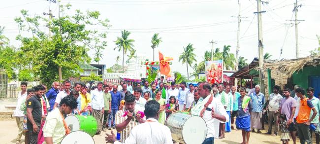 ಗಂಗಾದೇವಿ ಗಂಗೆಸ್ಥಳ ಮತ್ತು ಭಾವಚಿತ್ರ ಮೆರವಣಿಗೆ ಸಂಭ್ರಮ  