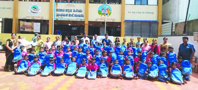 ಸರ್ಕಾರಿ ಶಾಲಾ ಮಕ್ಕಳಿಗೆ 1,500 ಕಲಿಕೋಪಕರಣಗಳು ಕಿಟ್ ವಿತರಣೆ  