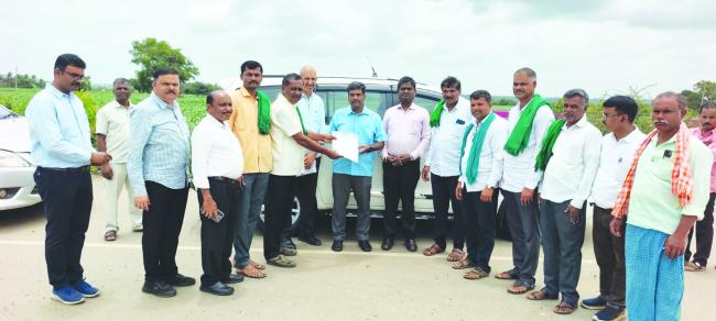 ಬೆಳೆ ವಿಮೆ ನೋಂದಣಿ ಗೊಂದಲ ನಿವಾರಣೆಗೆ ರೈತ ಸಂಘ ಮನವಿ  