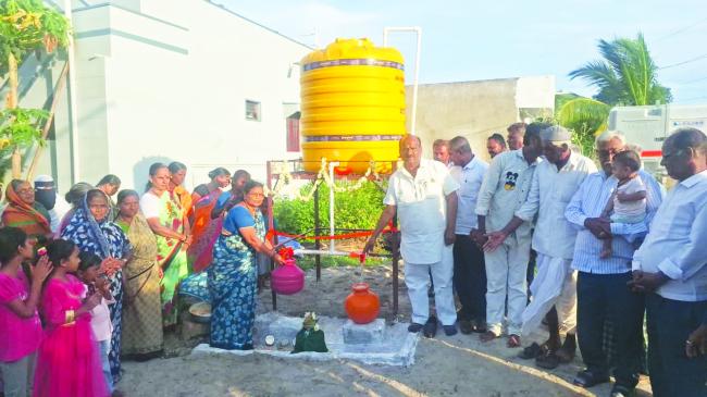 ಗದಗ-ಬೆಟಗೇರಿಯಲ್ಲಿ ಕುಡಿಯುವ ನೀರಿನ ಜಲಸಂಗ್ರಹಾಗಾರ ಲೋಕಾರೆ​‍್ಣ  
