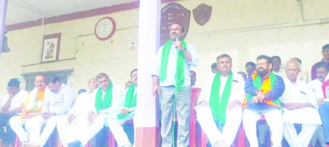 ಮುದ್ದೇಬಿಹಾಳವನ್ನು ಬರಪೀಡಿತ ಪ್ರದೇಶವೆಂದು ಘೋಷಿಸಲು ಬಿಜೆಪಿ ಆಗ್ರಹ