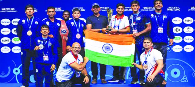 ಬಾಕು U17 ವಿಶ್ವ ಕುಸ್ತಿ ಚಾಂಪಿಯನ್‌ಶಿಪ್‌ನಲ್ಲಿ ಭಾರತಕ್ಕೆ 13 ಪದಕಗಳ ಭರ್ಜರಿ ಸಾಧನೆ