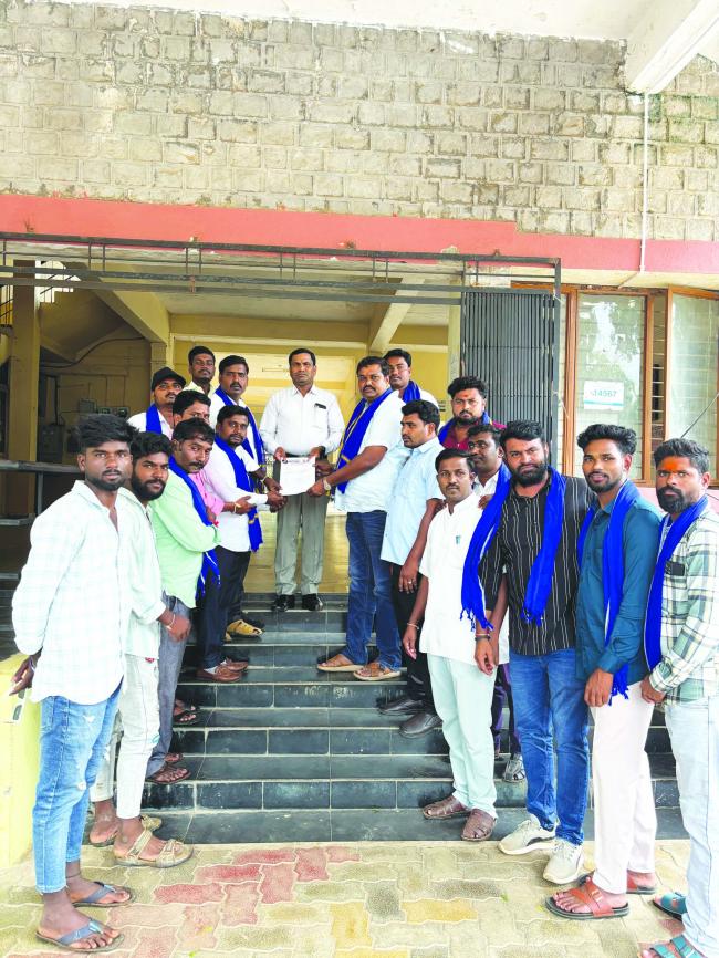 ಅಕ್ರಮ ಮರಳು ಗಣಿಗಾರಿಕೆ ವಿರುದ್ಧ ಕ್ರಮಕ್ಕೆ ಗದಗ ಭೀಮಶಕ್ತಿ ಸಂಘಟನೆ ಆಗ್ರಹ  