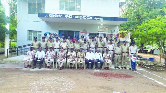 ಯಲಬುರ್ಗಾ ಪೊಲೀಸ್ ಠಾಣೆಯಲ್ಲಿ 80 ನೇ ಸ್ವಾತಂತ್ರ್ಯದಿನಾಚರಣೆ  