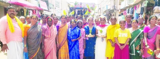  ಕಂಪ್ಲಿಯಲ್ಲಿ ಕೋಟಾಳ ಮಾರಮ್ಮ ದೇವಿಯ ನೂತನ ಮೂರ್ತಿ ಪ್ರತಿಷ್ಠಾಪನೆ  