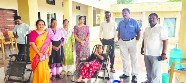 ಸದಲಗಾ ಸರ್ಕಾರಿ ಪ್ರಥಮ ದರ್ಜೆ ಕಾಲೇಜಿನಲ್ಲಿ ರಕ್ತದಾನ ಶಿಬಿರ 