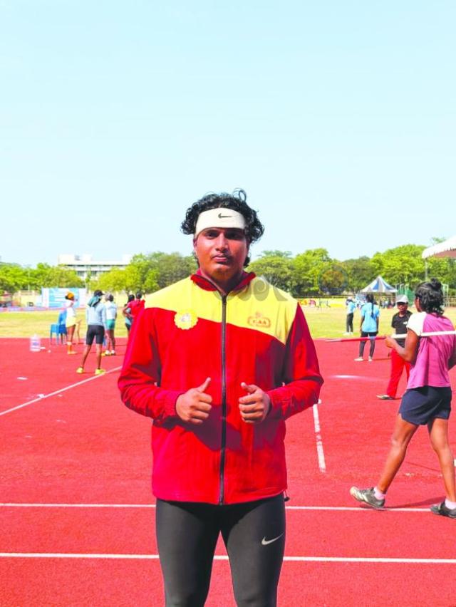 ಚಕ್ರ ಎಸೆತದಲ್ಲಿ ಅವಿನಾಶ್ಗೆ ಚಿನ್ನ  