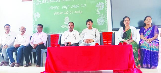 ಕಾಲೇಜು ವಿದ್ಯಾರ್ಥಿಗಳ ಉತ್ತಮ ಫಲಿತಾಂಶಕ್ಕೆ ಪೋಷಕರ ಸಹಕಾರ ಅಗತ್ಯ: ಮಂಜುನಾಥ ಕೊಕ್ಕರಗುಂದಿ  