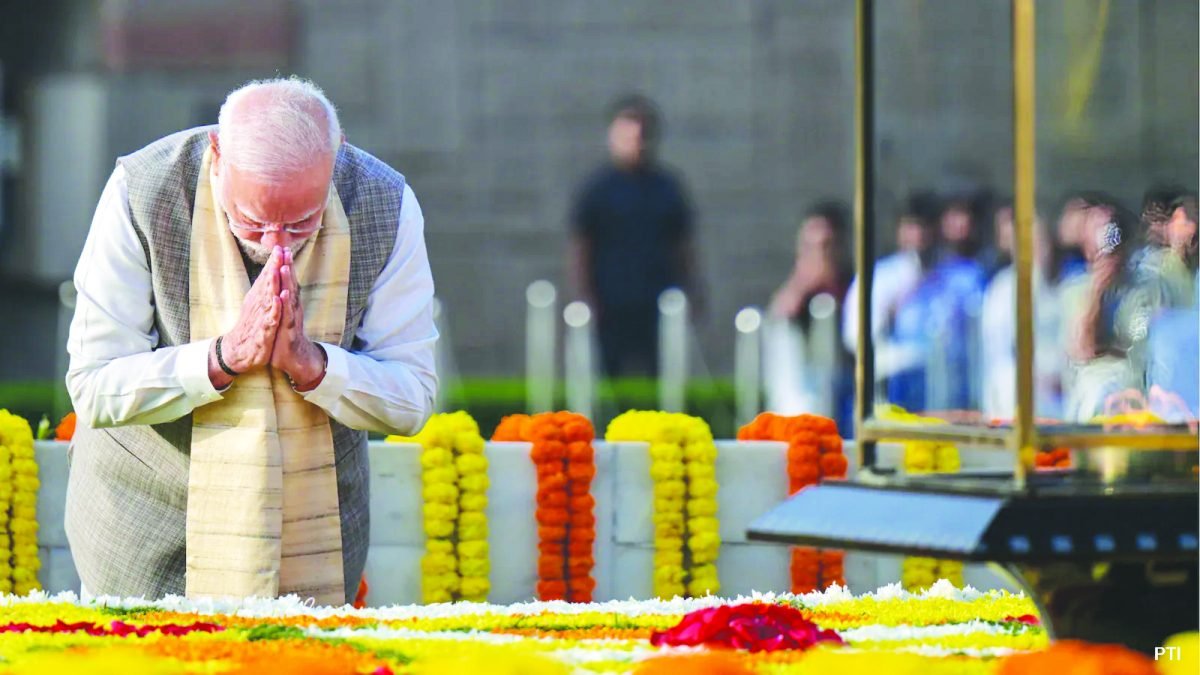 ಗಾಂಧೀಜಿ ಸಂದೇಶ ‘ವಿಕಸಿತ ಭಾರತ’ದತ್ತ ಭಾರತವನ್ನು ಮುನ್ನಡೆಸಲಿದೆ: ಪ್ರಧಾನಿ ಮೋದಿ