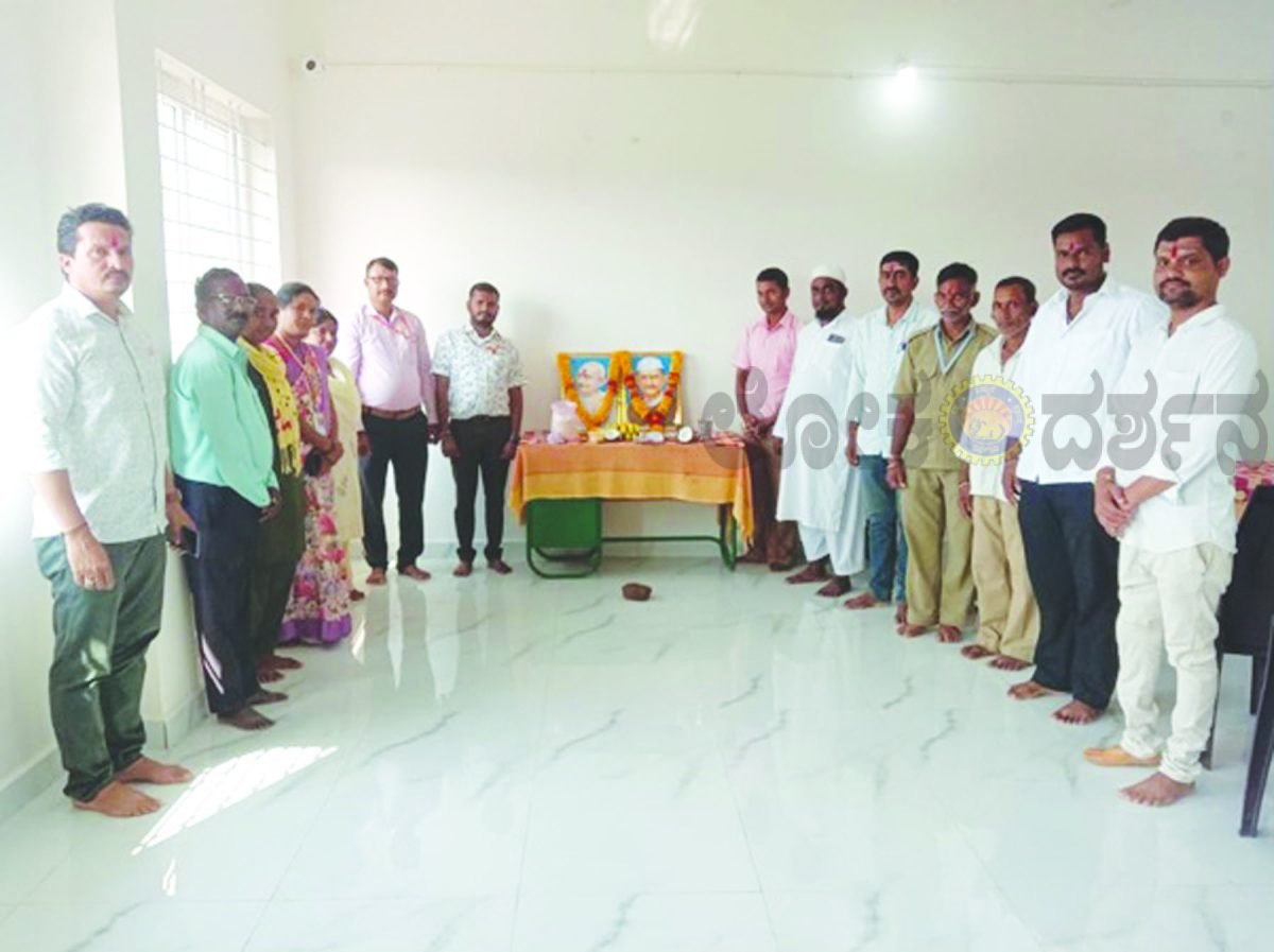 ಗ್ರಾಮ ಪಂಚಾಯಿತಿಯಲ್ಲಿ ಗಾಂಧೀಜಿ, ಶಾಸ್ತ್ರಿ ಜಯಂತಿ ಆಚರಣೆ