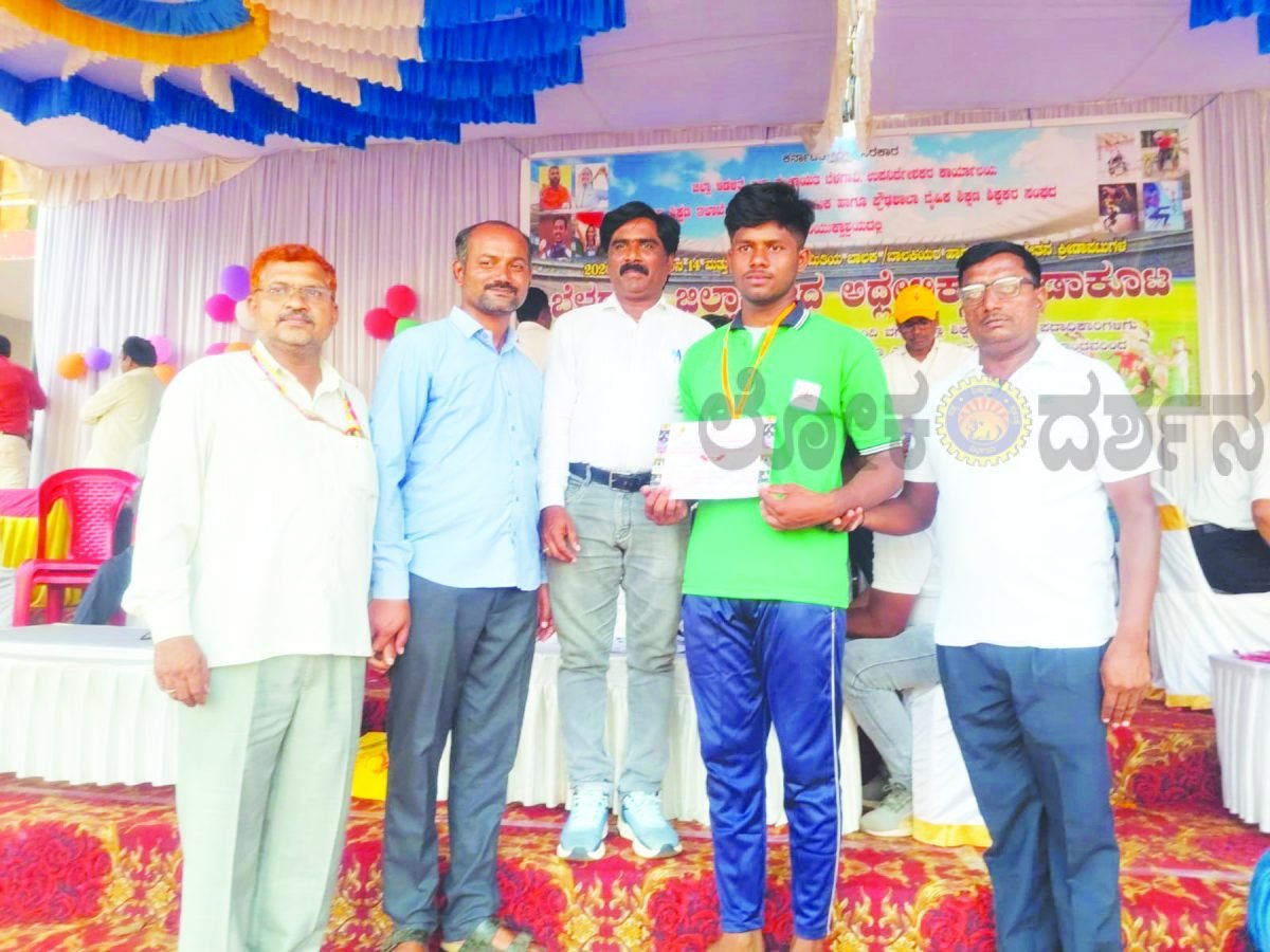 ಯರಗಟ್ಟಿ ವಿದ್ಯಾರ್ಥಿಗೆ ರಾಜ್ಯಮಟ್ಟದ ಆಯ್ಕೆ