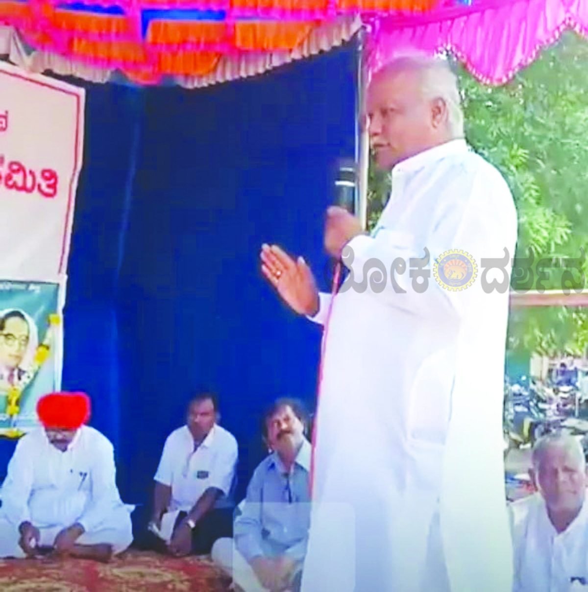 ರೈತಪರ ಹೋರಾಟಗಾರ ಪಂಚಪ್ಪ ಕಲಬುರ್ಗಿ ಮಾತನಾಡಿದರು.