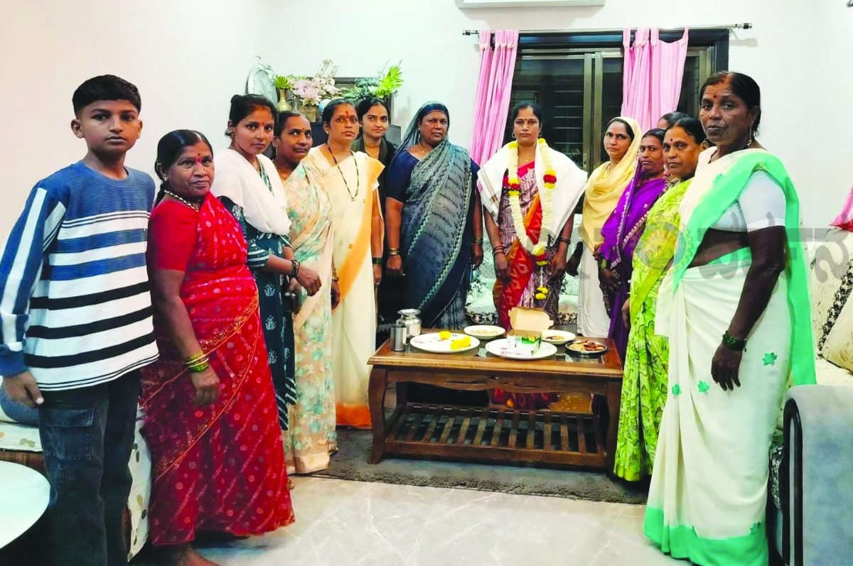 ಅನಿತಾ ಸುತಾರಗೆ ಗ್ರಾಮಸ್ಥರಿಂದ ಗೌರವ ಸನ್ಮಾನ