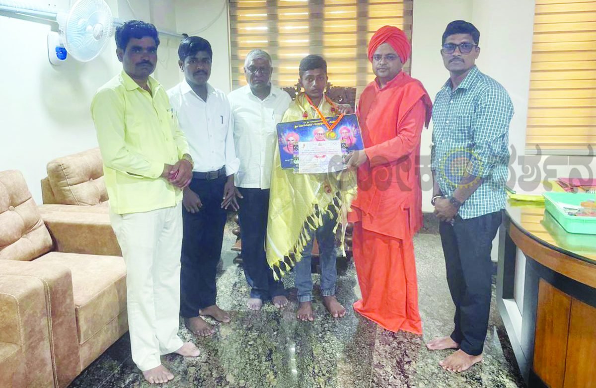 ರಾಜ್ಯಮಟ್ಟದ ಕ್ರೀಡಾಕೂಟಕ್ಕೆ ಬೆಳಗಾವಿಯ ಪ್ರಣೀತ್ ಪಾಟೀಲ ಆಯ್ಕೆ