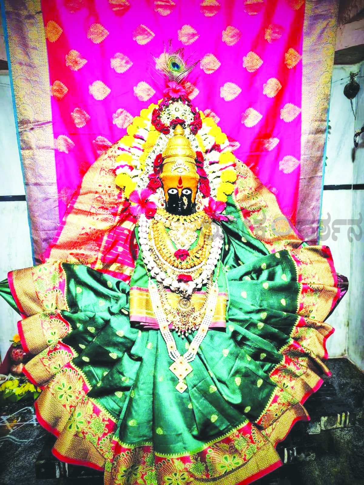 ಅಂಬಾಭವಾನಿ ದೇವಸ್ಥಾನದಲ್ಲಿ ಕಾತ್ಯಾಯನಿ ದೇವಿಯ ವಿಶೇಷ ಪೂಜಾಲಂಕಾರ