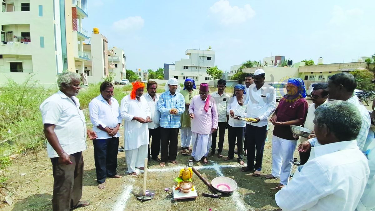 ನೂತನ ಹನುಮಂತ ದೇವಸ್ಥಾನ ಕಟ್ಟಡ ಕಾಮಗಾರಿಗೆ ಭೂಮಿ ಪೂಜೆ