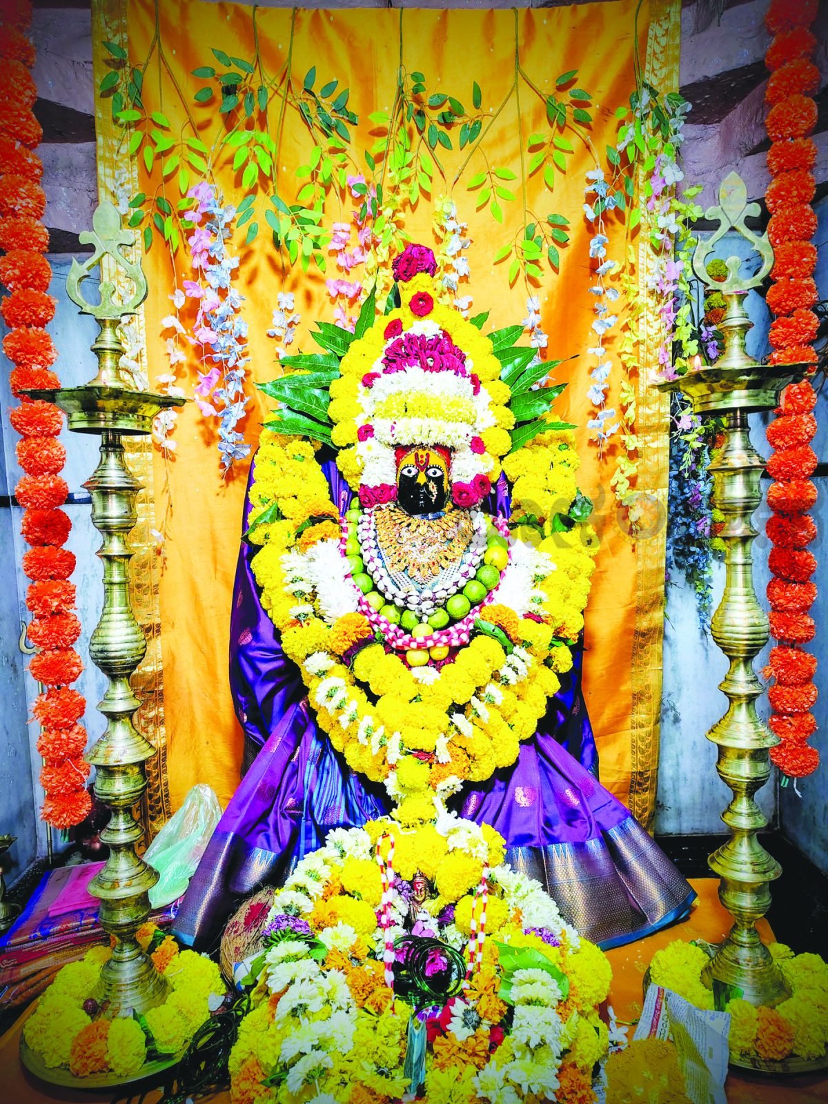 ಲೋಕ ಕಲ್ಯಾಣಾರ್ಥವಾಗಿ ಚಂಡಿ ಹೋಮ ಮತ್ತು ತುಳಜಾಪುರ ಅಂಬಾಭವಾನಿಯ ಪೂಜಾ ಅಲಂಕಾರ