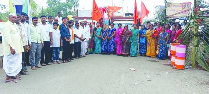 ತಾಂಬಾ ಗ್ರಾಮದಿಂದ ತುಳಜಾಪುರಕ್ಕೆ ಪಾದಯಾತ್ರೆ