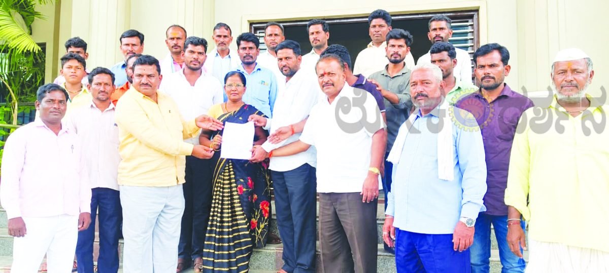 ಕೃಷ್ಣಾ ಉಪಕಾಲುವೆ  ಕೂಡಲೇ ನೀರು ಹರಿಸಲು ರೈತರ ಮನವಿ