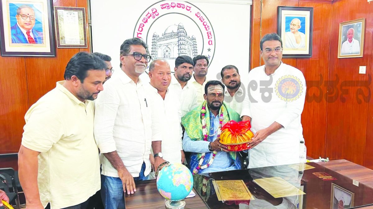 ವಿಜಯಪುರಕ್ಕೆ ಸಚಿವ ಡಾ. ವಿಜಯಾನಂದ ಕಾಶಪ್ಪನವರ ಮೊದಲ ಭೇಟಿ