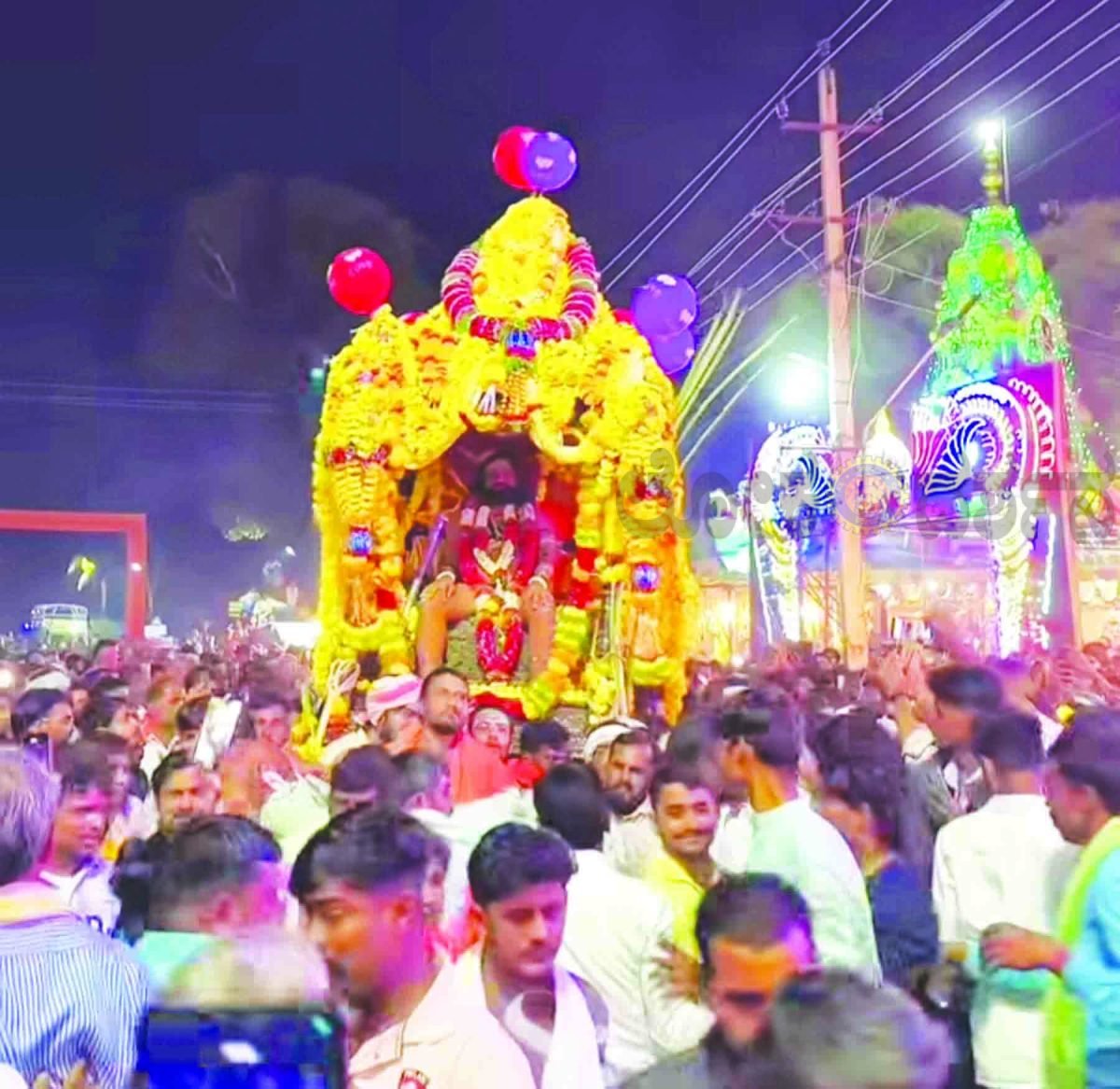 ಹಾಲಸ್ವಾಮಿಗಳ ಮುಳ್ಳು ಗದ್ದುಗೆ ಉತ್ಸವ