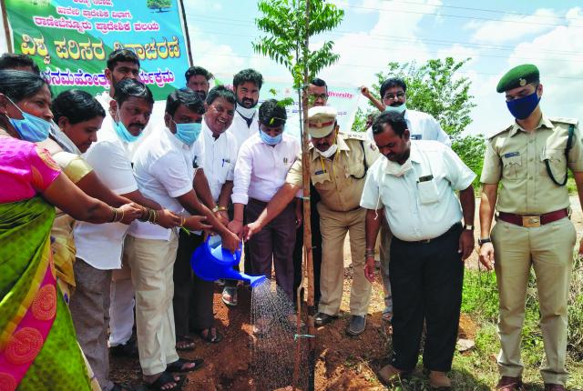 ಸಸಿ ನೆಡುವ ಕಾರ್ಯ ದಿನಾಚರಣೆಗೆ ಮಾತ್ರ ಸೀಮಿತವಾಗಬಾರದು: ಶಾಸಕ ಅರುಣಕುಮಾರ