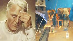 ಇಂಡಿಯನ್ 2” ಚಿತ್ರೀಕರಣ:  ಕ್ರೇನ್  ಬಿದ್ದು ಮೂವರ ದಾರುಣ ಸಾವು