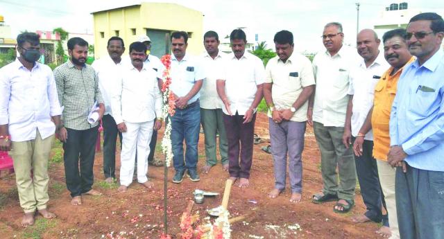 ನೂತನ ಕಟ್ಟಡ ಕಾಮಗಾರಿಗೆ ಶಾಸಕ ಅರುಣಕುಮಾರ ಭೂಮಿ ಪೂಜೆ