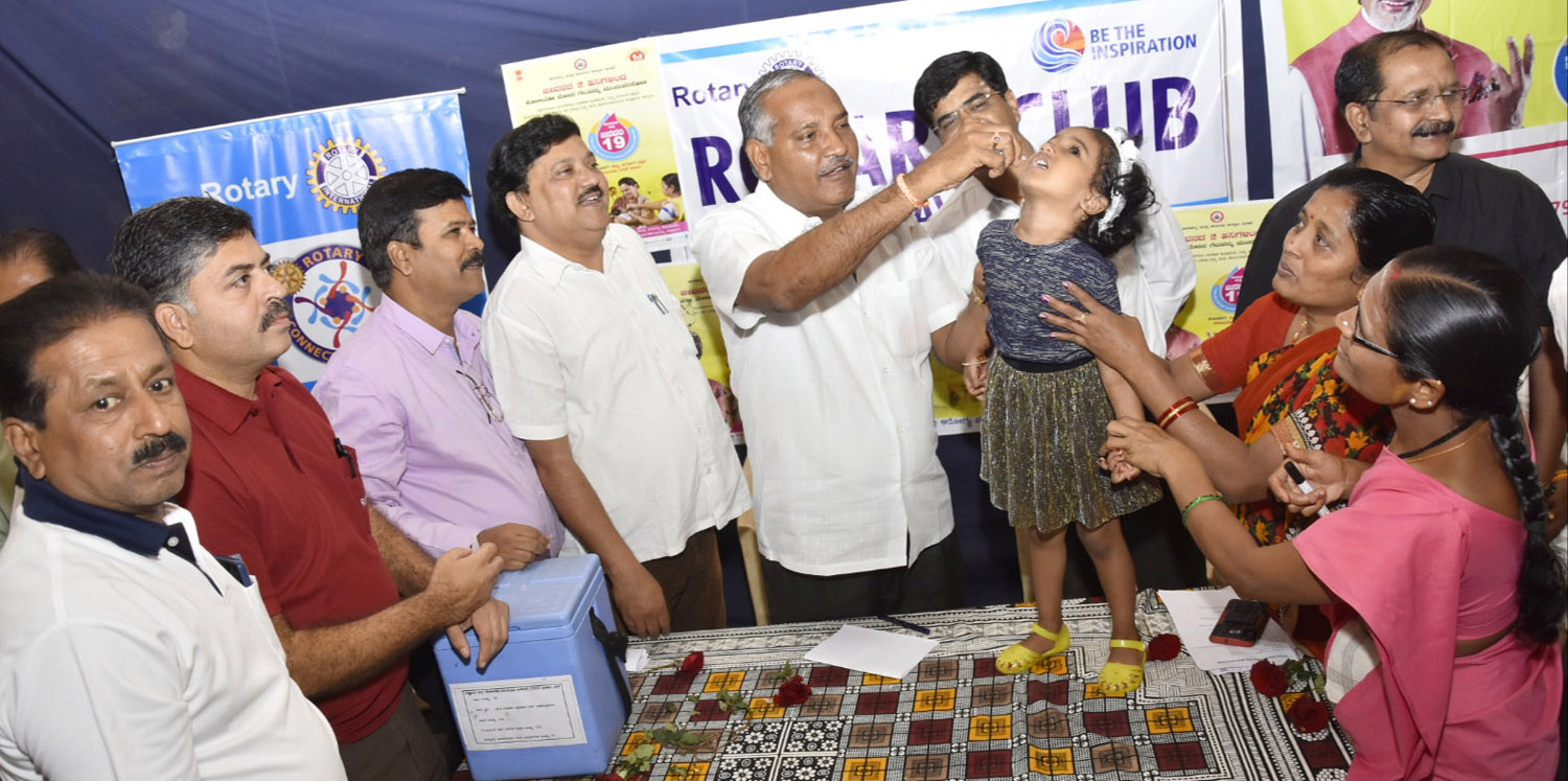 ಪಲ್ಸ್ ಪೋಲಿಯೋ ಕಾರ್ಯಕ್ರಮಕ್ಕೆ ಶಾಸಕ ಓಲೇಕಾರ ಚಾಲನೆ